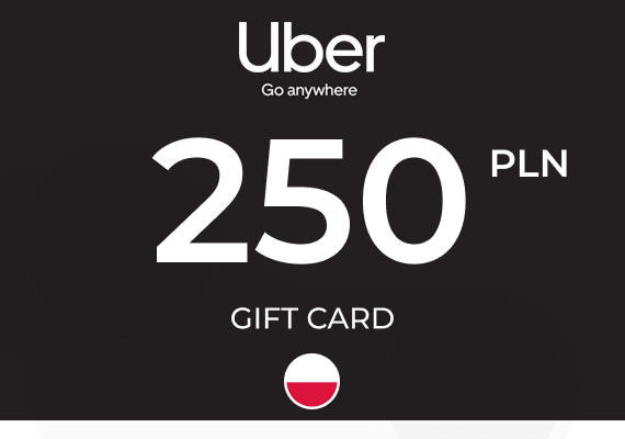 Uber Gift Card 250 PLN