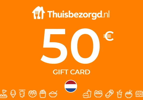 Thuisbezorgd Gift Card 50 EUR Key - NETHERLANDS