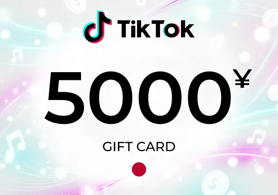 TikTok Gift Card 5000 JPY Key - JAPAN