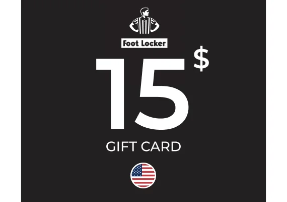 Foot Locker Gift Card 15 USD