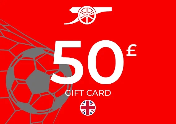 Arsenal Football Club Gift Card 50 GBP
