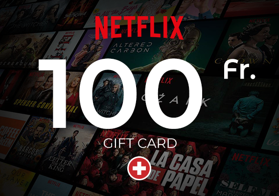 Netflix Gift Card 100 CHF Netflix Gift Card 100 CHF
