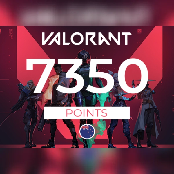 VALORANT Gift Card - 7350 Valorant Points Key - NEW ZEALAND