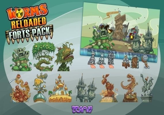 Worms Reloaded: Forts Pack (DLC) (PC) Worms Reloaded: Forts Pack (DLC) (PC)