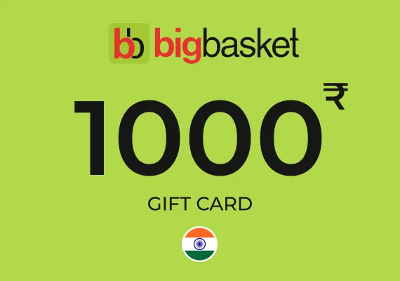 Bigbasket Gift Card 1000 INR