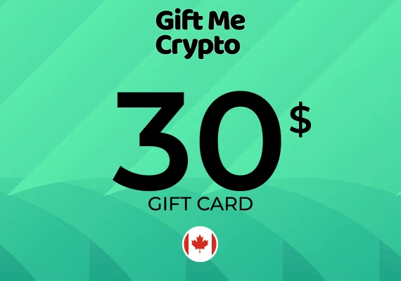 Gift Me Crypto Gift Card 30 CAD
