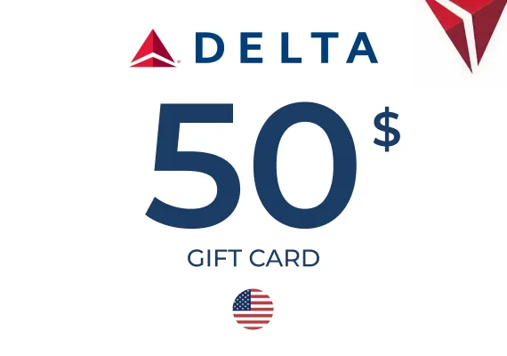 Delta Airlines Gift Card 50 USD Key - UNITED STATES