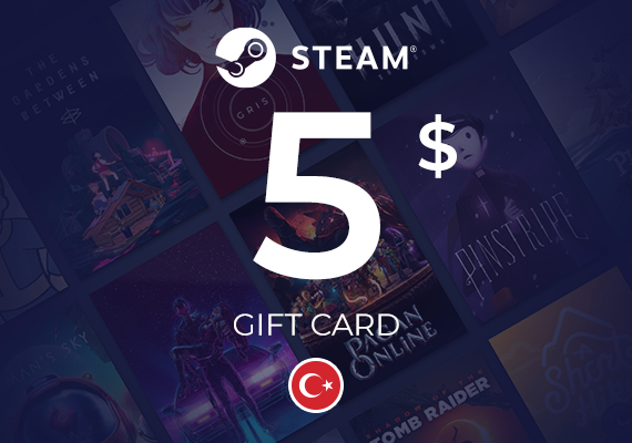 Steam Wallet Gift Card 5 USD Key - TURKEY