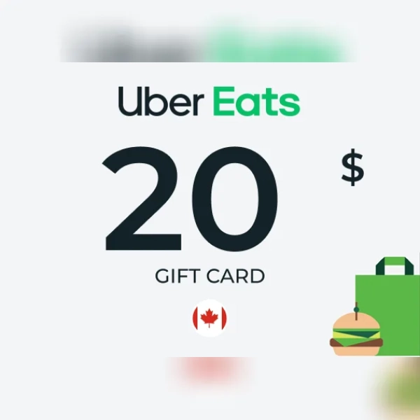 Uber Eats Gift Card 20 CAD Key - CANADA