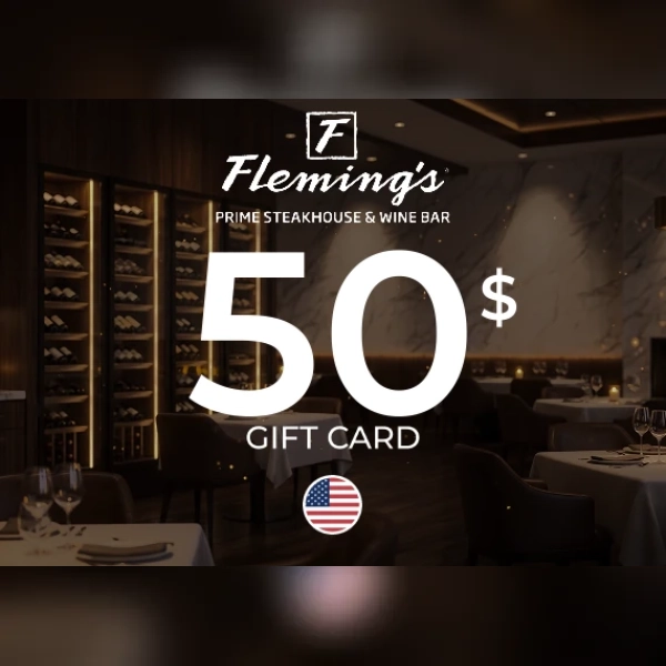 Fleming's Prime Steakhouse & Wine Bar Gift Card 50 USD Key - UNITED STATES