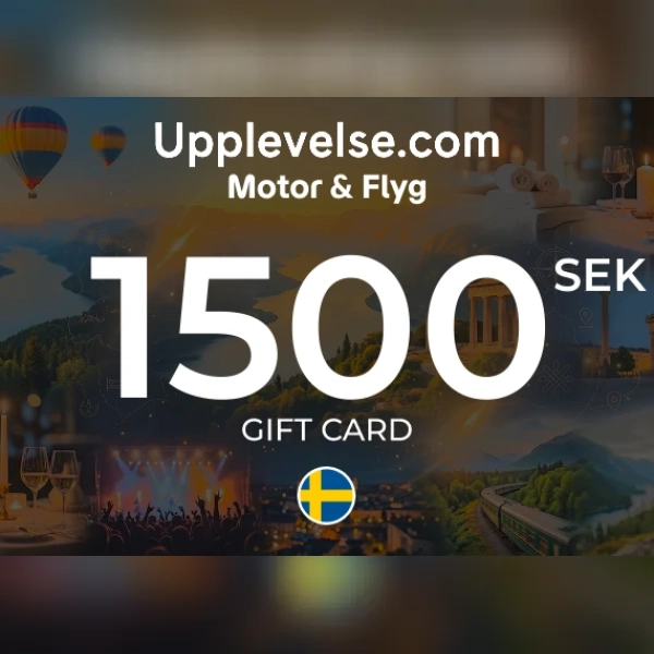 Motor & Flyg - Upplevelse.com Gift Card 1500 SEK Key - SWEDEN