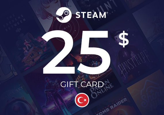 Steam Wallet Gift Card 25 USD