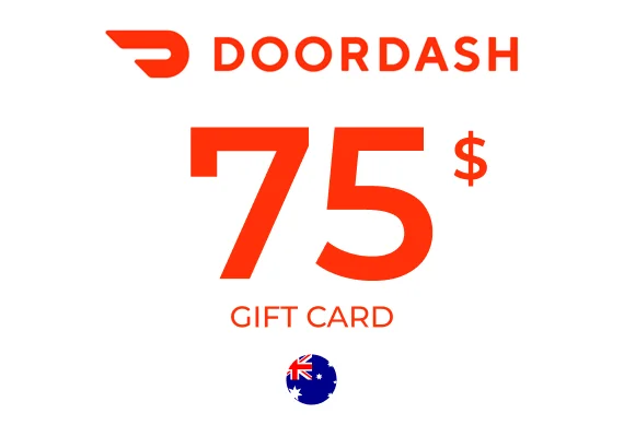 DoorDash Gift Card 75 AUD
