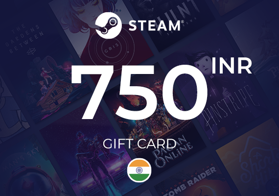 Steam Wallet Gift Card 750 INR Key - INDIA