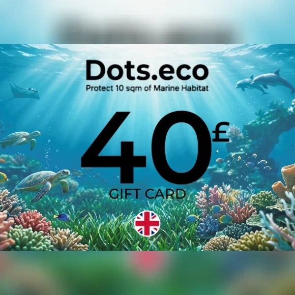 Dots.eco - Protect 10 sqm of Marine Habitat Gift Card 40 GBP Key - UNITED KINGDOM