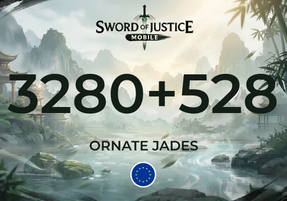 Sword of Justice Mobile - 3280 +528 Ornate Jades