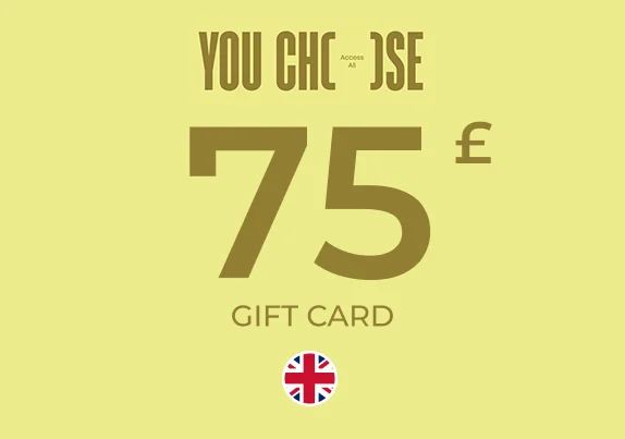 YouChoose All Access Digital Gift Card 75 GBP