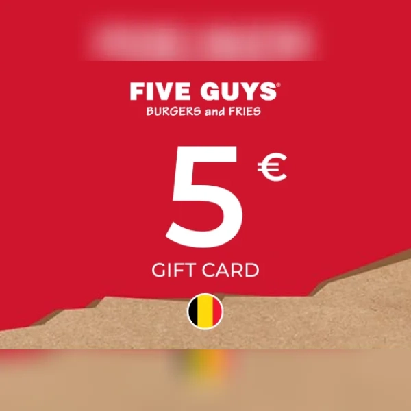 Five Guys Gift Card 5 EUR Key - GERMANY