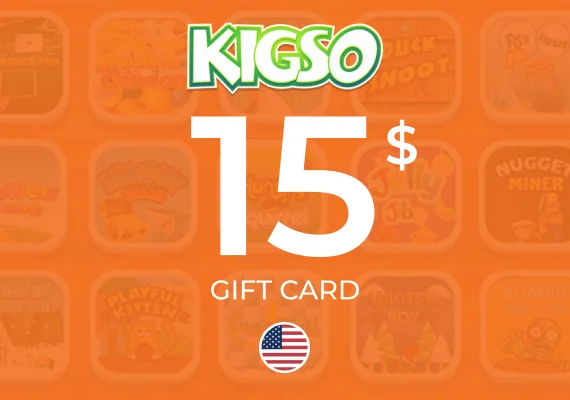 Kigso Games Gift Card 15 USD Key - UNITED STATES