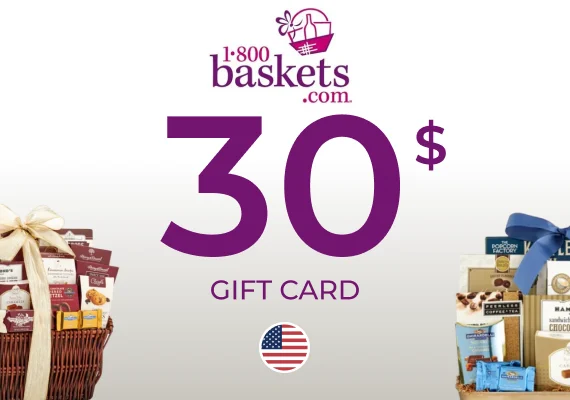 1-800-Baskets Gift Card 30 USD 1-800-Baskets Gift Card 30 USD