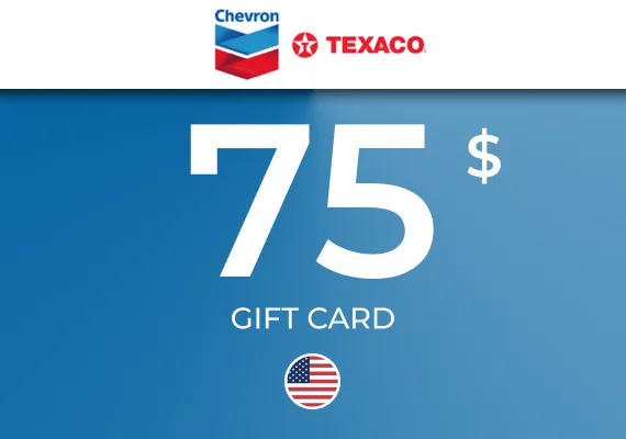 Chevron and Texaco USA Gift Card 75 USD