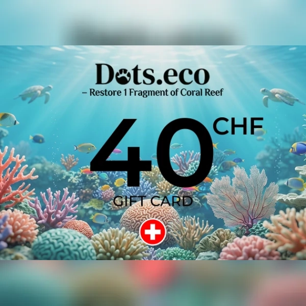 Dots.eco - Restore 1 Fragment of Coral Reef Gift Card 40 CHF Key - SWITZERLAND