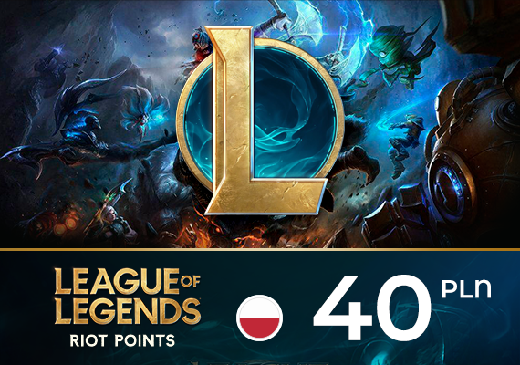 League of Legends Riot Points 40 PLN League of Legends Riot Points 40 PLN