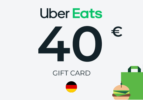 Uber Eats Gift Card 40 EUR (DE) Uber Eats Gift Card 40 EUR (DE)
