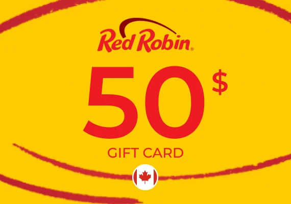 Red Robin Gift Card 50 CAD