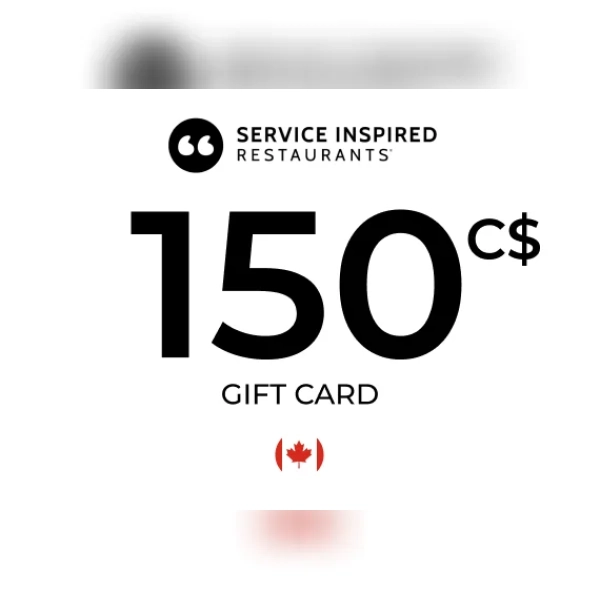 SIR Corp. Gift Card 150 CAD Key - CANADA