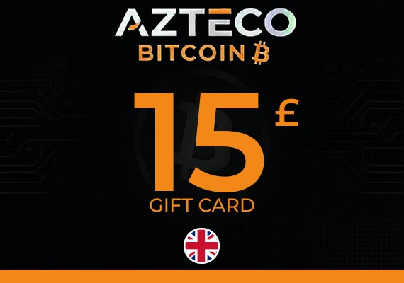Azteco Bitcoin Voucher - Lightning Gift Card 15 GBP
