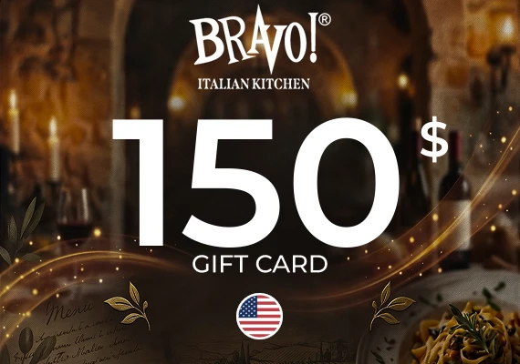 Bravo Italian Kitchen Gift Card 150 USD