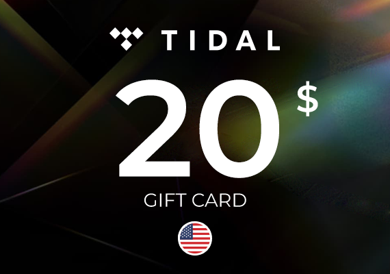 Tidal Gift Card 20 USD Tidal Gift Card 20 USD