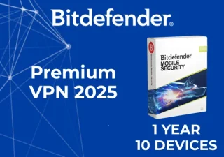 Bitdefender Premium VPN 2025 (1 Year / 10 Devices)
