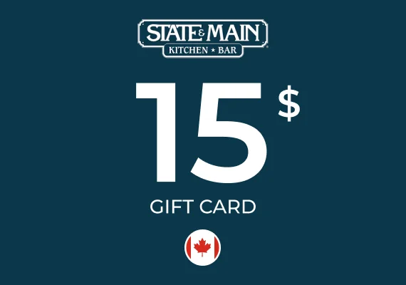 State & Main Gift Card 15 CAD