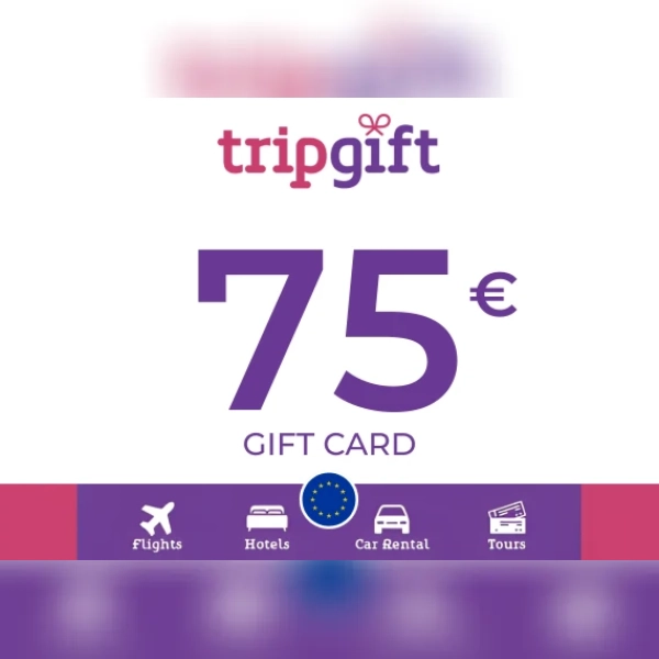 TripGift Gift Card 75 EUR Key - EU