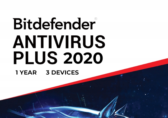Bitdefender Antivirus Plus 2020 1 Year 3 Device