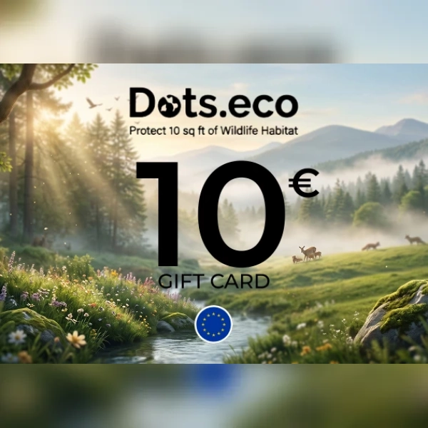 Dots.eco - Protect 10 sqf of wildlife habitat Gift Card 10 EUR Key - EU