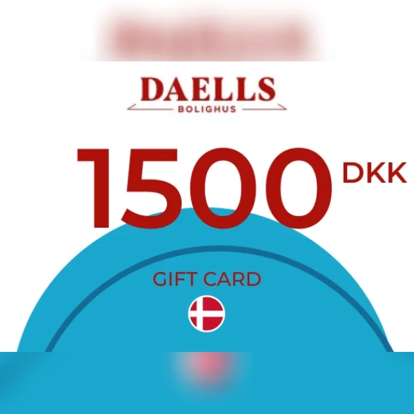 Daells Bolighus Gift Card 1500 DKK Key - DENMARK