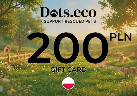 Dots.eco - Support Rescued Pets Gift Card 200 PLN