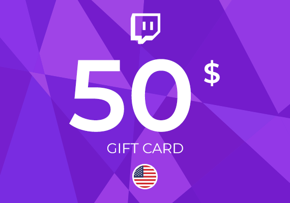 Twitch Gift Card 50 USD Twitch Gift Card 50 USD