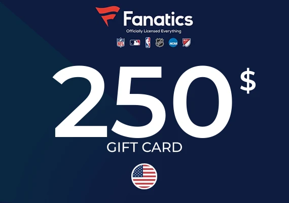 Fanatics NHL Shop Gift Card 250 USD