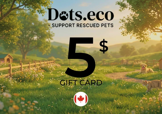 Dots.eco - Support Rescued Pets Gift Card 3 CAD