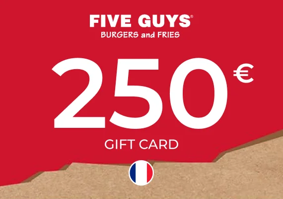 Five Guys Gift Card 250 EUR
