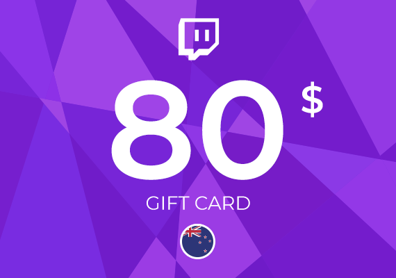 Twitch Gift Card 80 AUD Twitch Gift Card 80 AUD