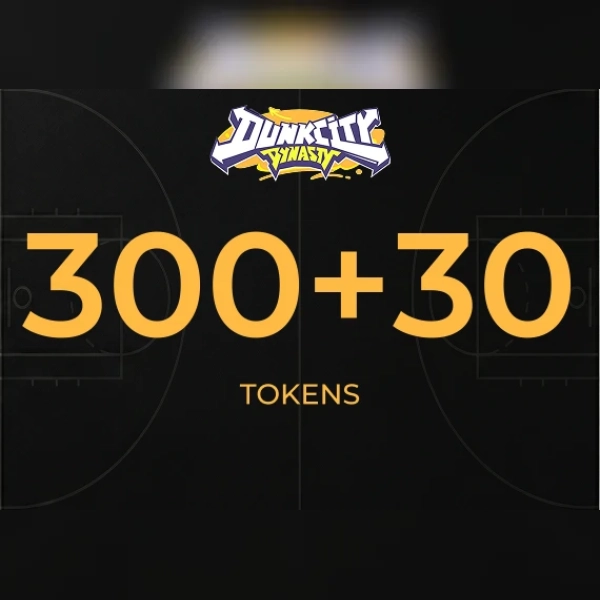 Dunk City Dynasty - 300 + 30 Tokens Direct Top-Up - Global