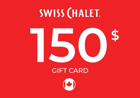 Swiss Chalet Gift Card 150 CAD Key - CANADA