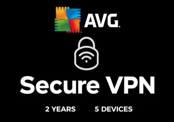 AVG Secure VPN (2 Years / 5 Devices)
