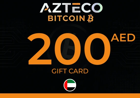 Azteco Bitcoin Voucher - Lightning Gift Card 200 AED