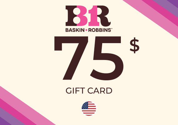 Baskin-Robbins Gift Card 75 USD